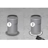 AEROSANA VISCONN FIBRE 600ml MUSTA Kuituvahvistettu tiivistyspinnoite 12 kpl/ltk