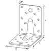 TYP 65/90 Greenline VAHVISTETTU KULMARAUTA 90x90x65x1,5 100kpl/ltk